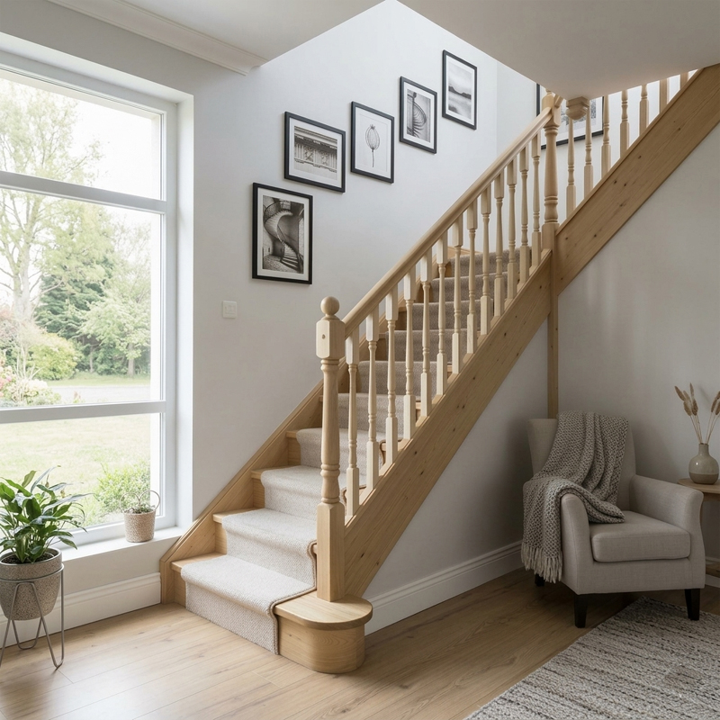 Pine Stair Parts